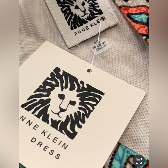 NWT Anne Klein Paisley A-line Dress 💐 - Picture 5 of 7